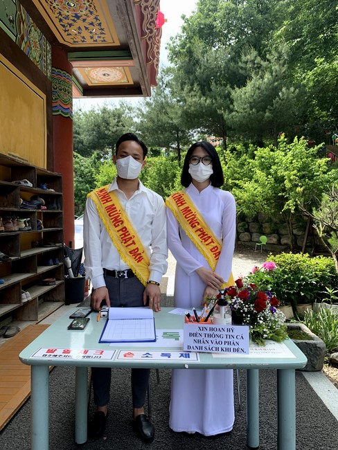 The Vesak Great Ceremony at Hoang Phap Temple in Jeonju City - South Korea